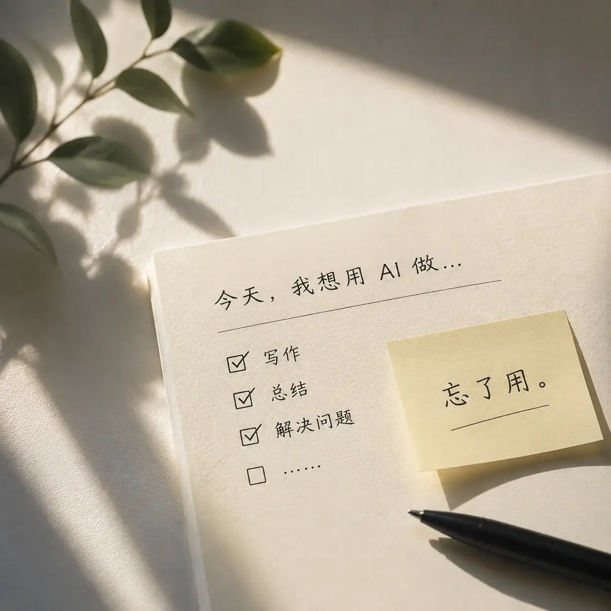 即使天天用AI,我还是会忘了用AI